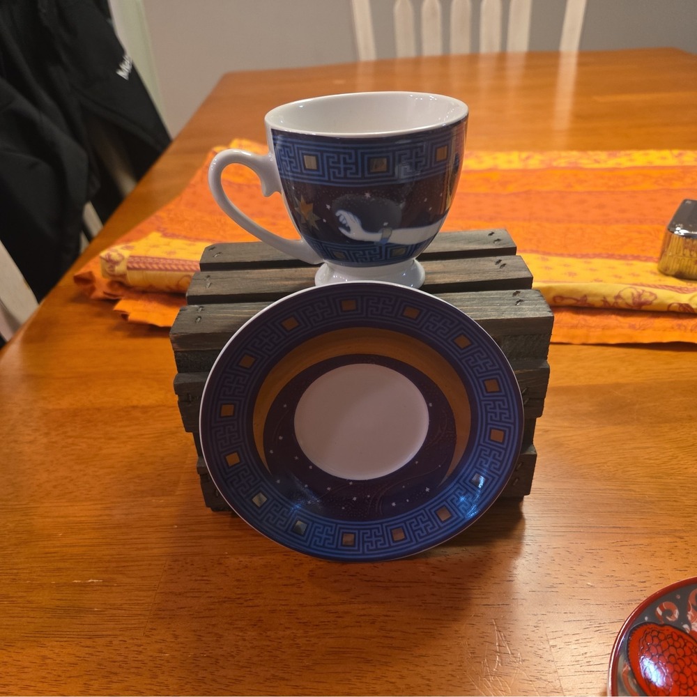 Illumicrate Teacup and Saucer Goddess of Night Nyx